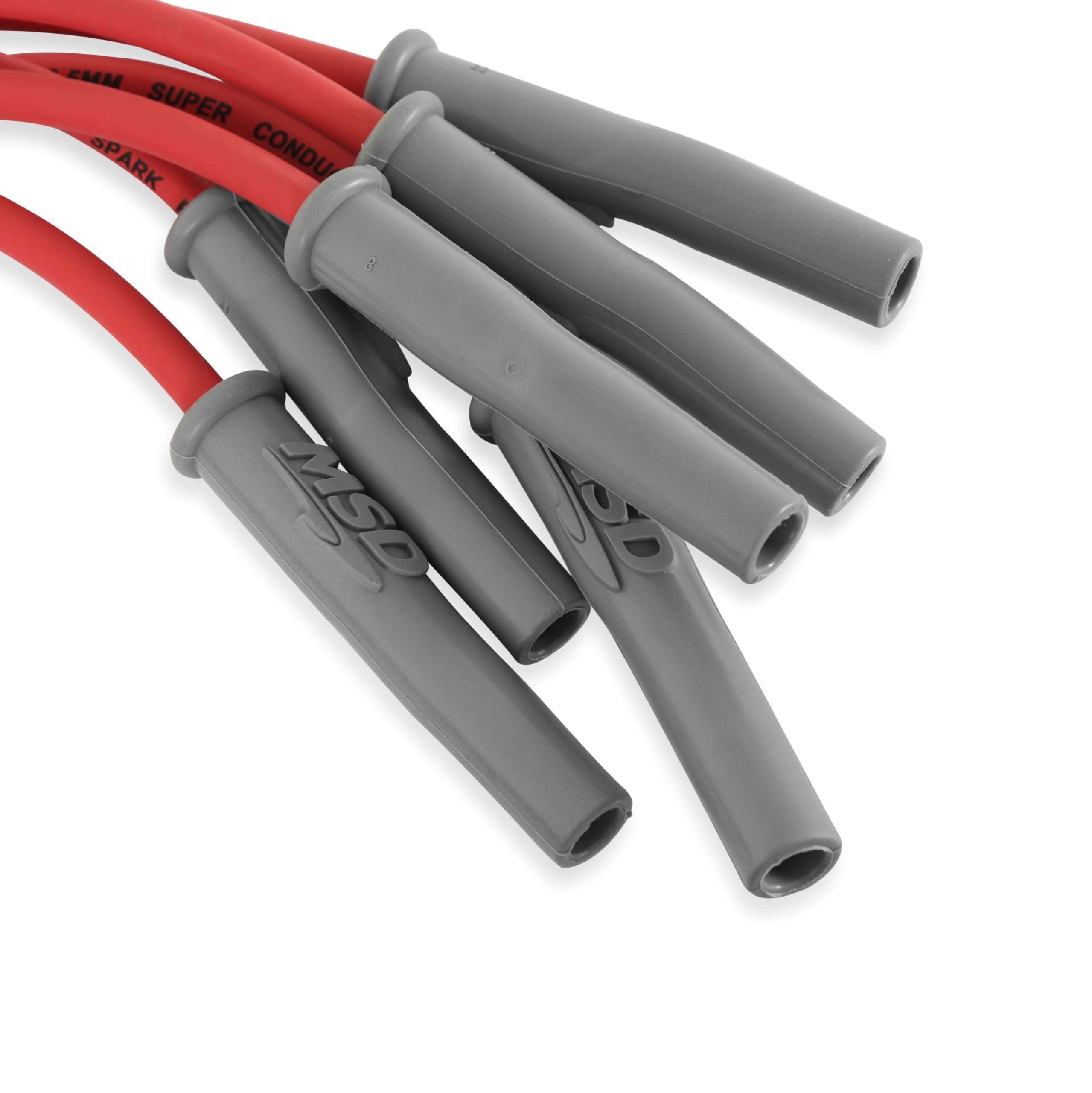 Amazon.com: MSD 31869 Super Conductor Spark Plug Wire Set, Red